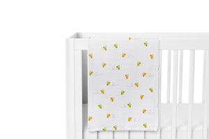 Sunflower and Honey Bee Swaddles 2 Pcs