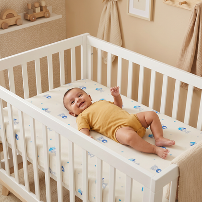 Grey Bear Crib Sheets 1 Pcs
