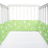 Green Bunny Cot Bumper