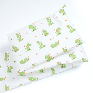 White Bunny Cot Bumper