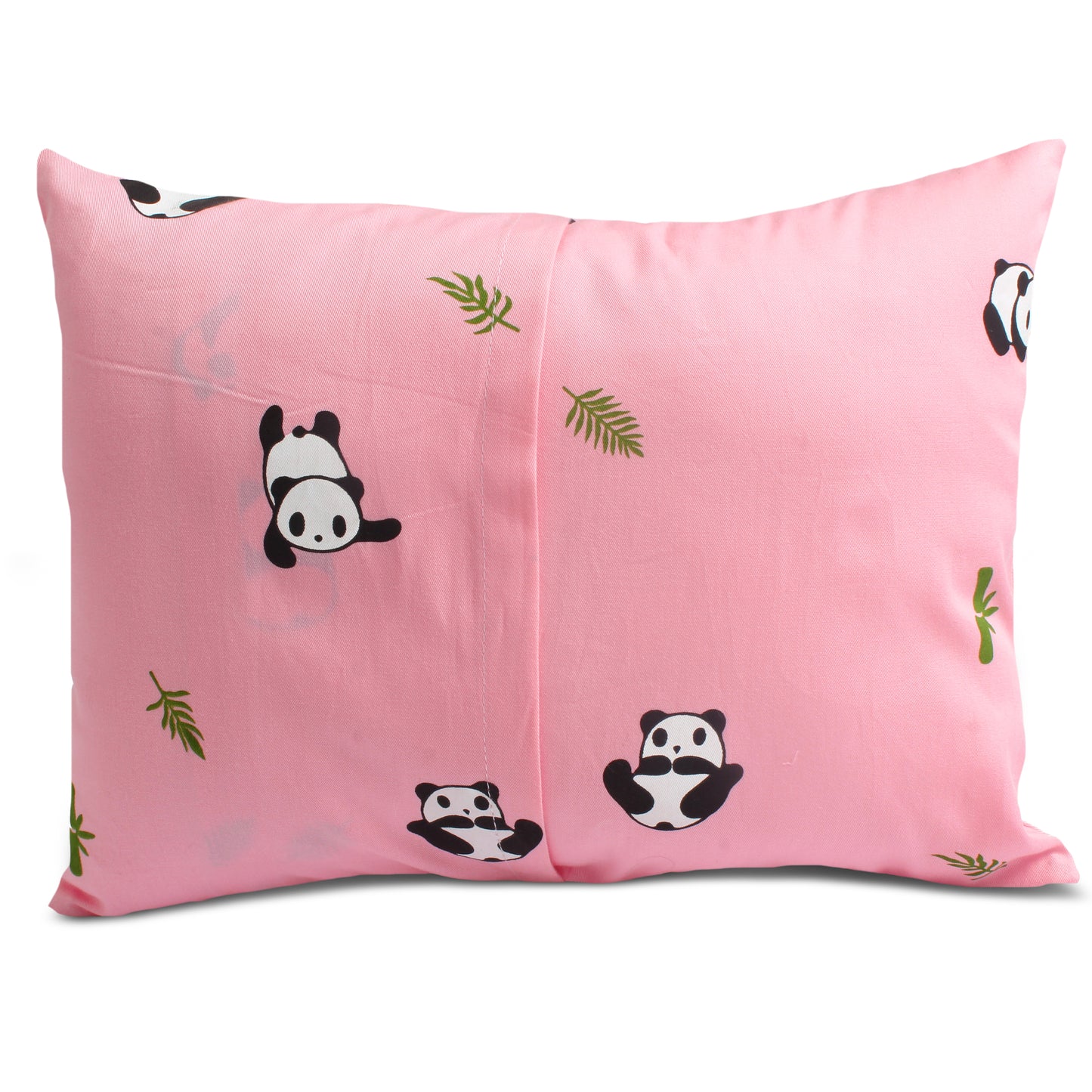 Pink Panda Bolster Pillow Set 1 Pcs