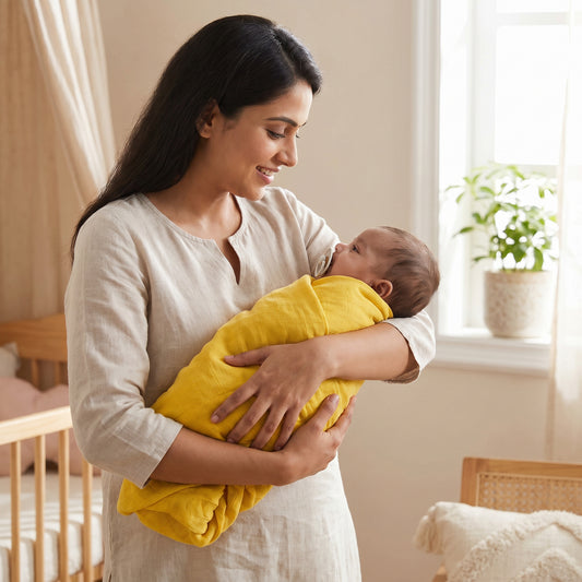 Yellow Swaddles 1 Pcs