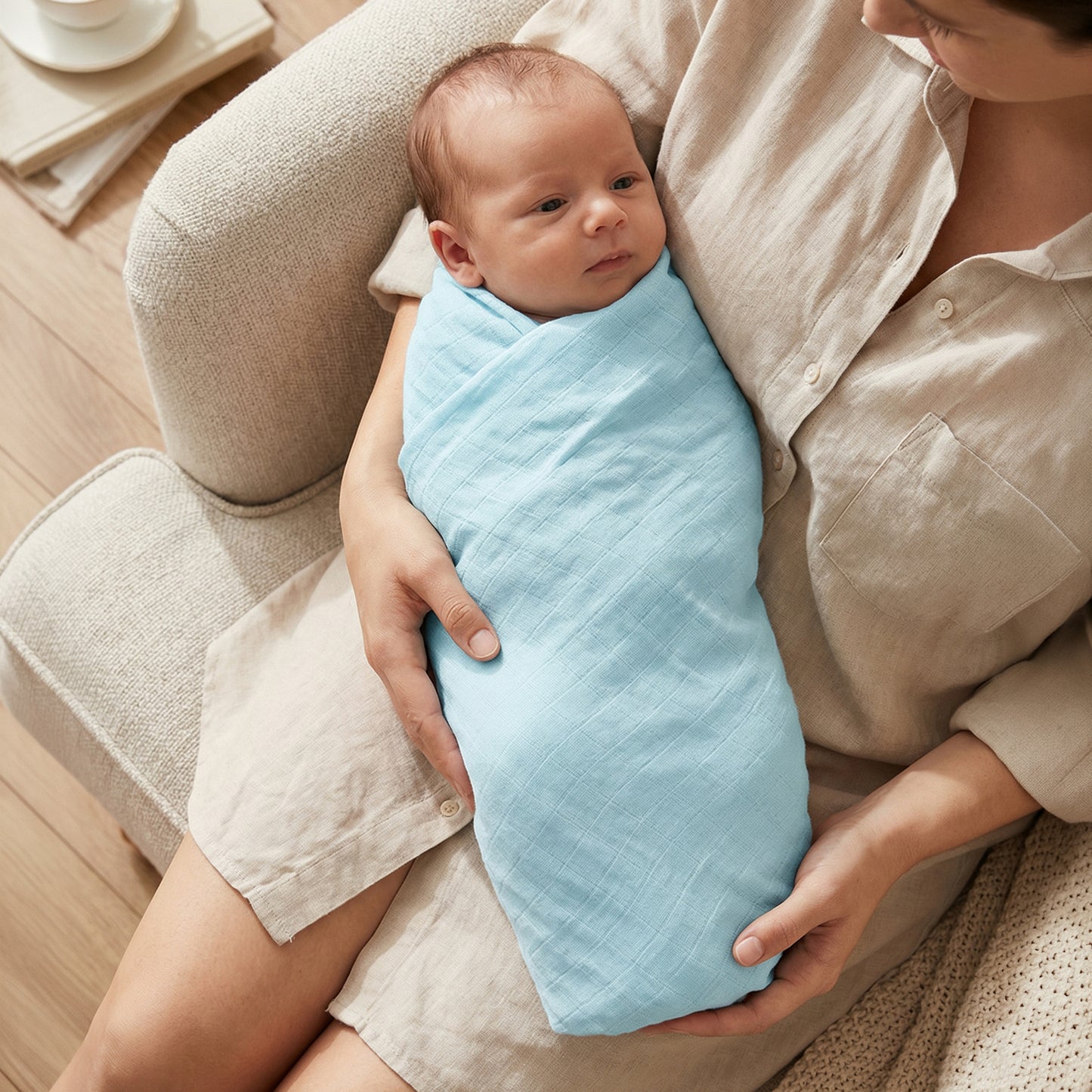 Blue Swaddles 1 Pcs