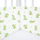 White Bunny Cot Bumper