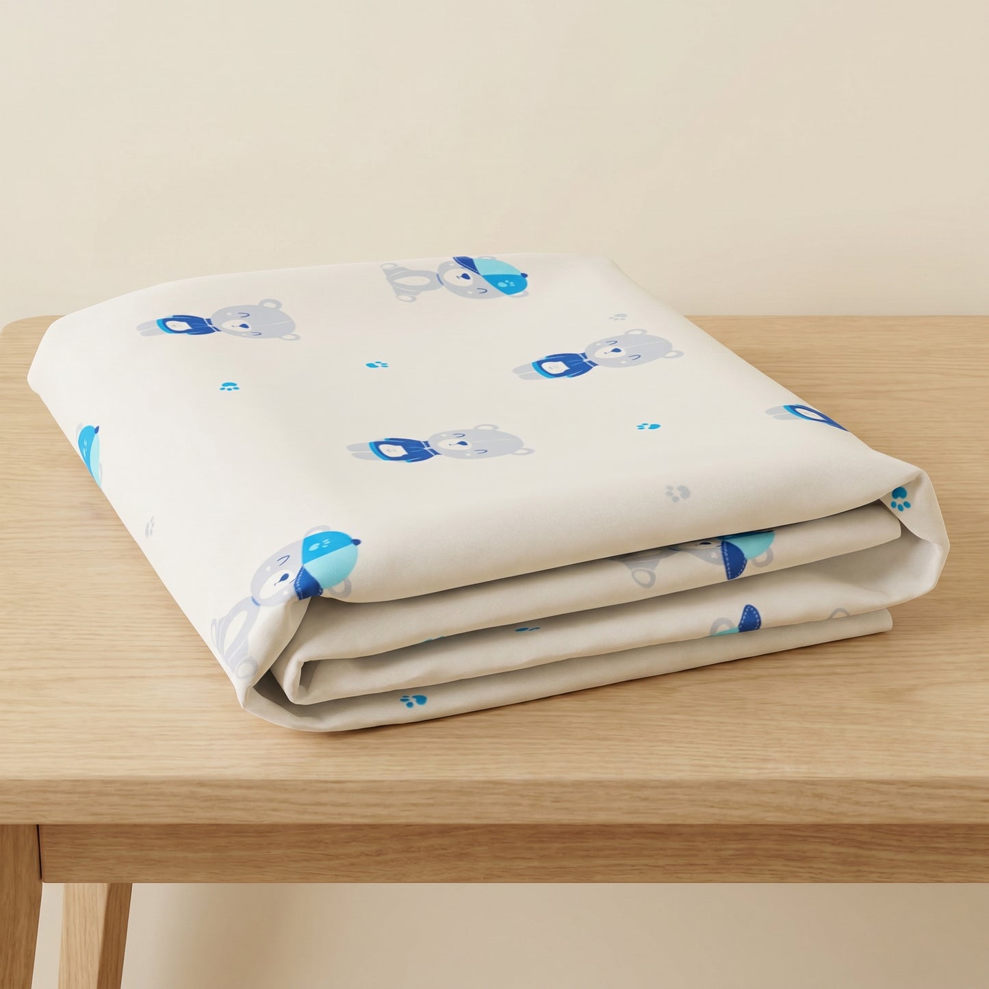 Grey Bear Crib Sheets 1 Pcs