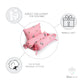 Pink Panda Bolster Pillow Set 1 Pcs