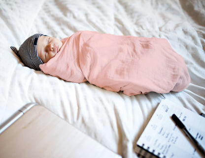 Solid Set- Pink, Grey And Yellow Design Swaddles 3 Pcs