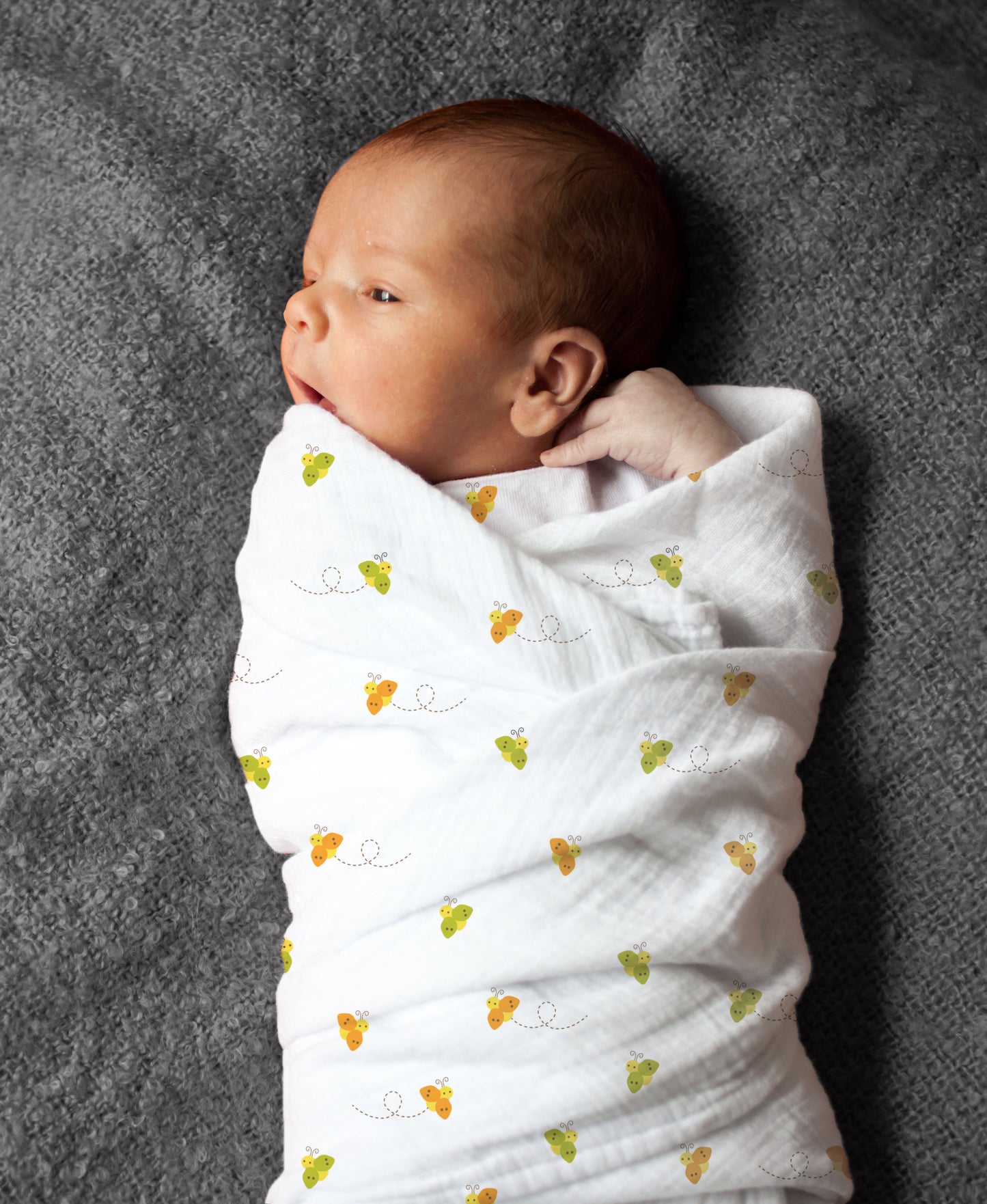 Sunflower 3 Design Swaddles 3 Pcs