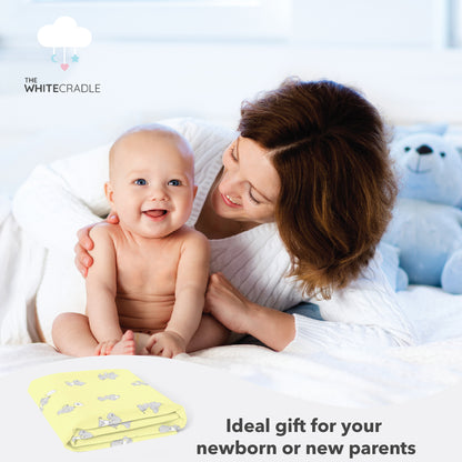 Ellie Friends Yellow Crib Sheets 1 Pcs