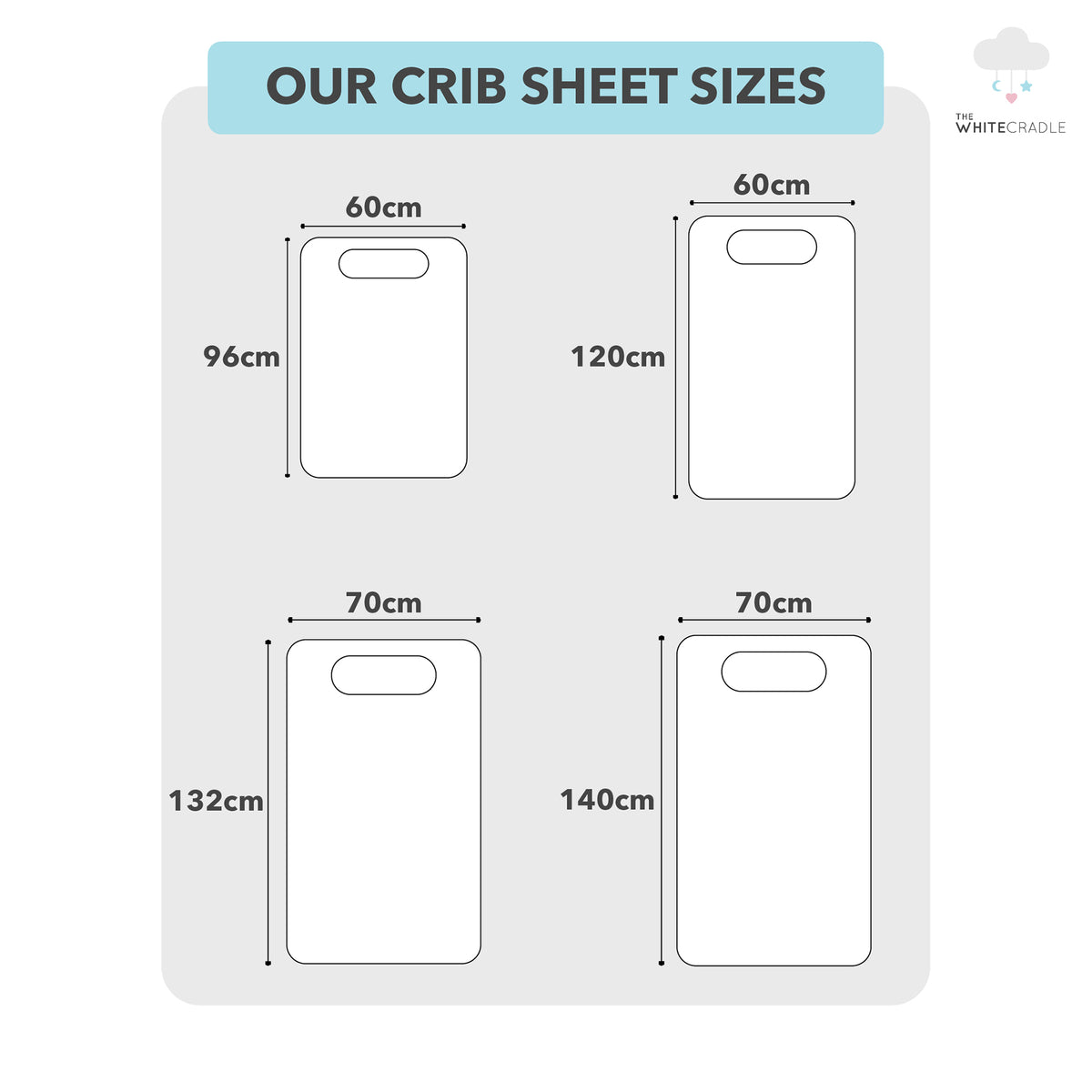 Ellie Friends White Crib Sheets 1 Pcs