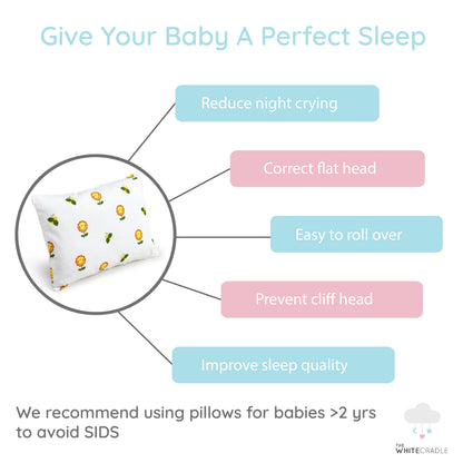 Flower With Bee Bolster Pillow Set 1 Pcs