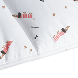 Pink Poodle Cot Bumper