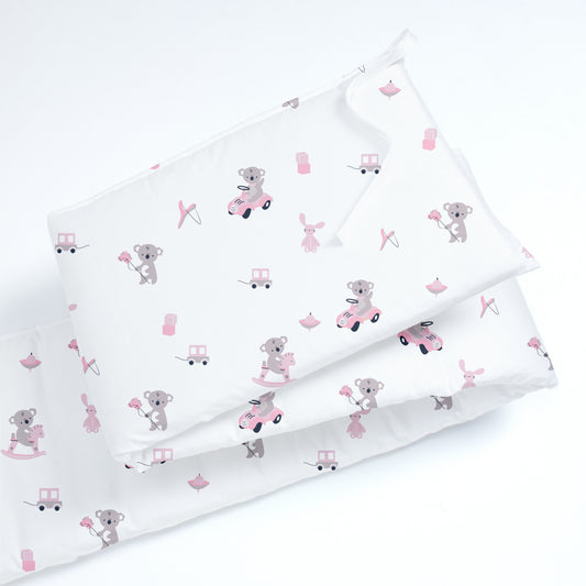 Pink Koala Cot Bumper