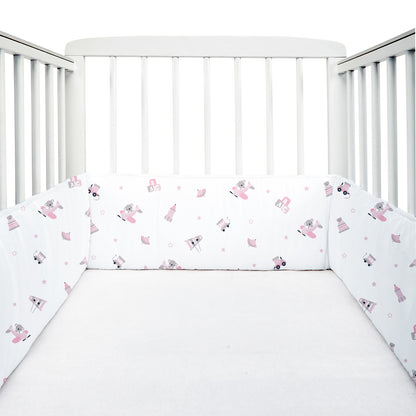 Pink Koala Cot Bumper