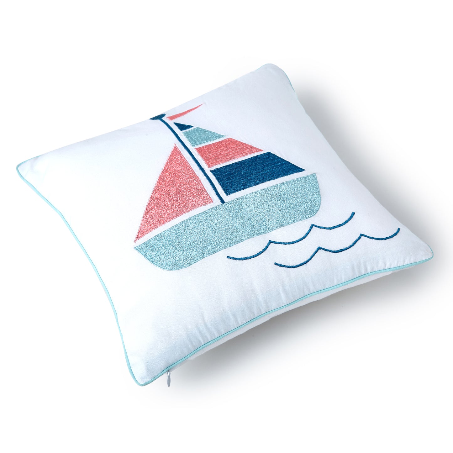 Boat Twill Filled Cotton Pillow 1 Pcs