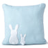 Blue Rabbit Dyed Duck Cotton Pillow 1 Pcs