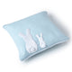 Blue Rabbit Dyed Duck Cotton Pillow 1 Pcs