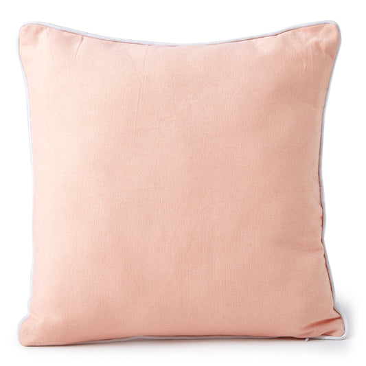Pink Rabbit Dyed Duck Cotton Pillow 1 Pcs