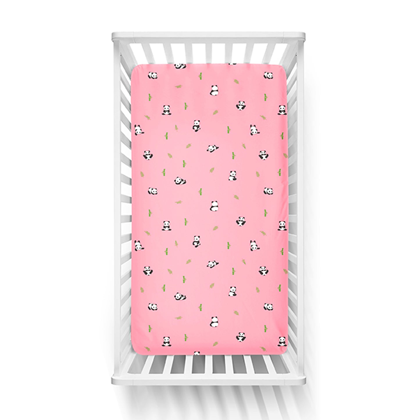Pink Panda Crib Sheets 1 Pcs