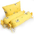 Yellow Panda Bolster Pillow Set 1 Pcs