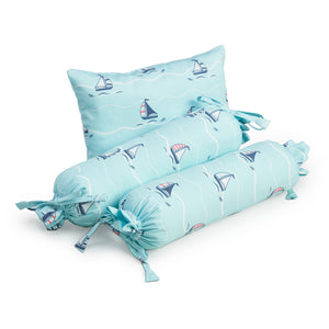 Yacht Blotch Bolster Pillow Set 1 Pcs