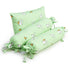 Green Bunny Bolster Pillow Set 1 Pcs
