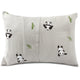 Grey Panda Bolster Pillow Set 1 Pcs