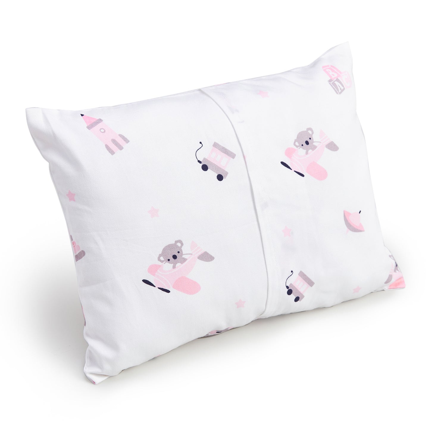 Pink Koala ABC Bolster Pillow Set 1 Pcs