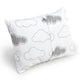 Grey Clouds Bolster Pillow Set 1 Pcs