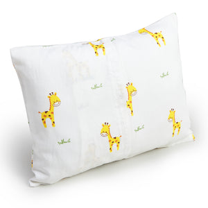 Giraffe Printed Bolster Pillow Set 1 Pcs