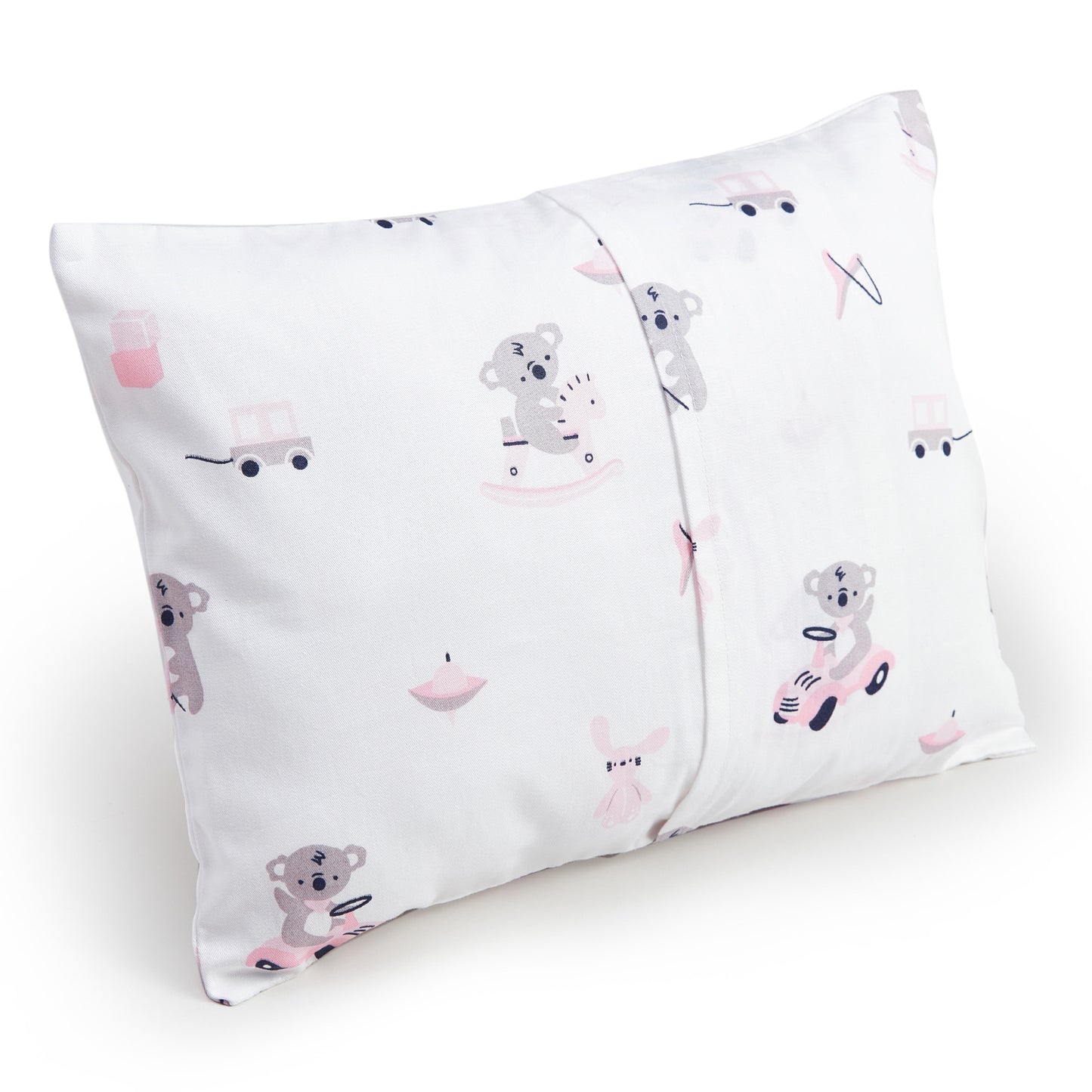 Pink Koala with Horse Bolster Pillow Set 1 Pcs