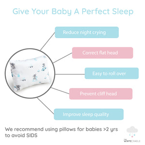 Blue Koala with Horse Bolster Pillow Set 1 Pcs