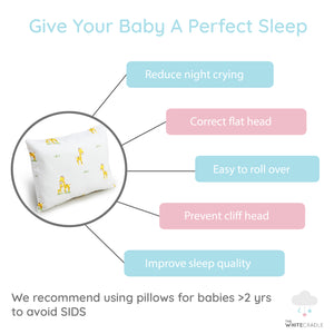 Giraffe Printed Bolster Pillow Set 1 Pcs