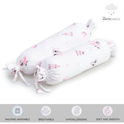 Pink Koala ABC Bolster Pillow Set 1 Pcs