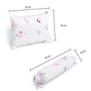 Pink Koala ABC Bolster Pillow Set 1 Pcs