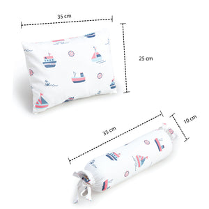 Yacht Bolster Pillow Set 1 Pcs