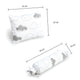 Grey Clouds Bolster Pillow Set 1 Pcs