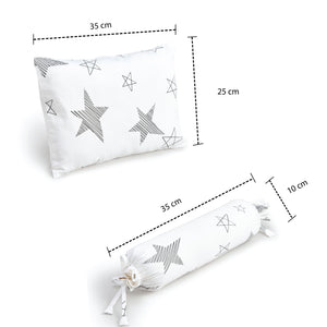 Stars Bolster Pillow Set 1 Pcs