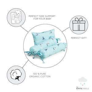 Yacht Blotch Bolster Pillow Set 1 Pcs