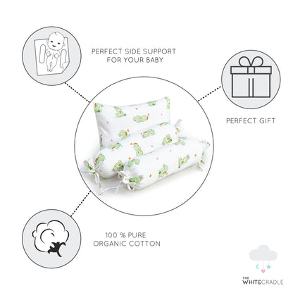 White Bunny Bolster Pillow Set 1 Pcs