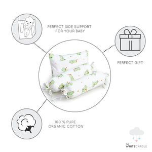 White Bunny Bolster Pillow Set 1 Pcs