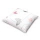 Butterfly Twill Filled Cotton Pillow 1 Pcs
