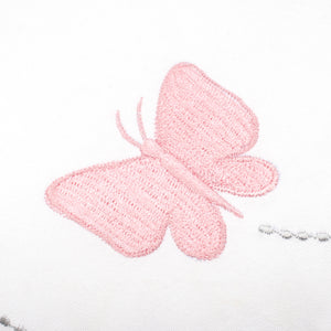 Butterfly Twill Filled Cotton Pillow 1 Pcs