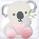 Pink Koala Twill Filled Cotton Pillow 1 Pcs