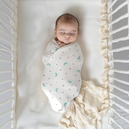 Moon & Blue Swaddles 2 Pcs