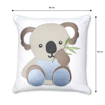 Blue Koala Twill Filled Cotton Pillow 1 Pcs