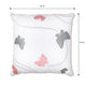 Butterfly Twill Filled Cotton Pillow 1 Pcs
