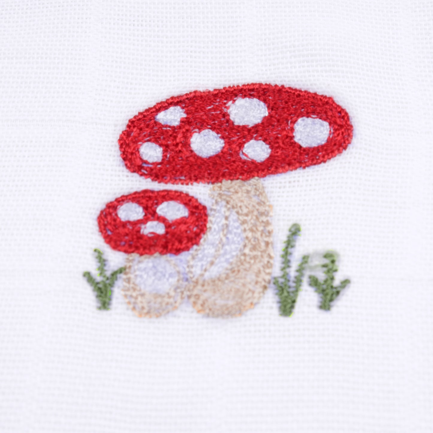 Soft Organic Cotton Baby Vest Set (Pack of 2) | Printed & Embroidered | Baby Mushroom with Sunflower