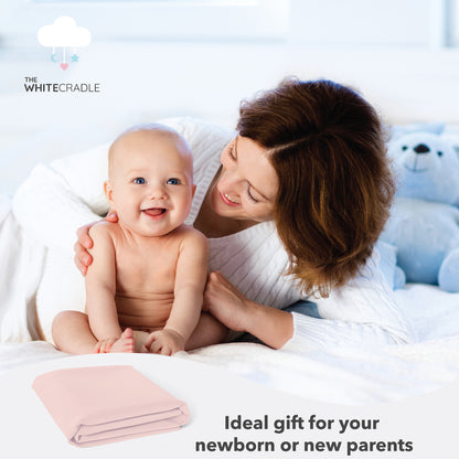Softest Organic Cotton Crib Sheets in Pastel Colours