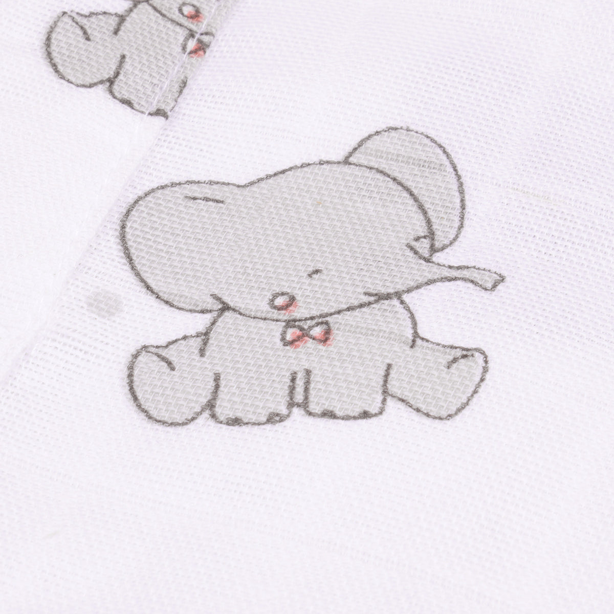 Soft Organic Cotton Baby Vest and Romper (Pack of 2) | Printed  | Blue Ellie With Heart